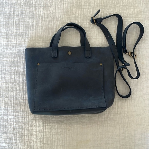 Portland Leather Co bag / navy blue (deep water) - Picture 1 of 5